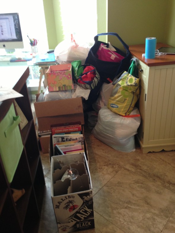 I'm so glad this stuff is at Goodwill instead of in my office!